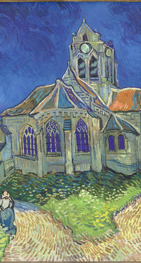 Vincent van Gogh, De kerk van Auvers-sur-Oise, 1890, Musée d’Orsay, Dist. RMN-Grand Palais / Patrice Schmidt